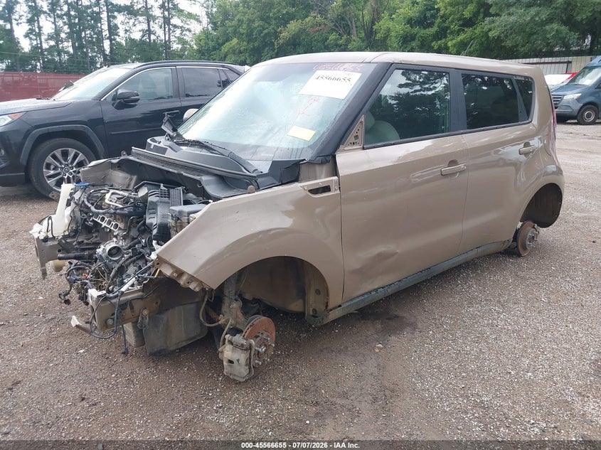 2015 Kia Soul VIN KNDJP3A56F7197400 IAAI salvage auction — FRONT END, Original (Texas), sold $100 on 2026-07-23 (photo 2)