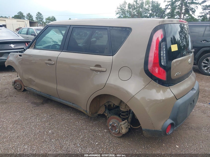 2015 Kia Soul VIN KNDJP3A56F7197400 IAAI salvage auction — FRONT END, Original (Texas), sold $100 on 2026-07-23 (photo 3)