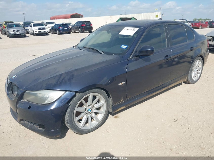 2010 BMW 3 series VIN WBAPH7G50ANM50198 IAAI salvage auction — FRONT & REAR, Original (Texas), sold $225 on 2026-07-29 (photo 2)
