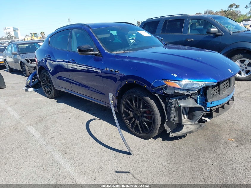 2021 Maserati Levante VIN ZN661XUA8MX357781 IAAI salvage auction — FRONT END, Salvage (California), sold $9,200 on 2026-08-09 (photo 1)