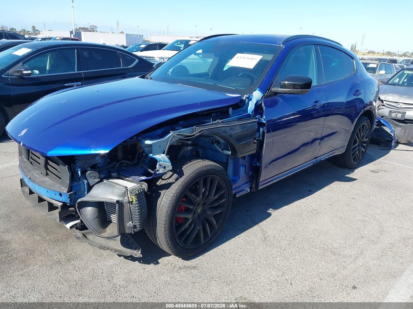 2021 Maserati Levante VIN ZN661XUA8MX357781 IAAI salvage auction — FRONT END, Salvage (California), sold $9,200 on 2026-08-09 (photo 2)