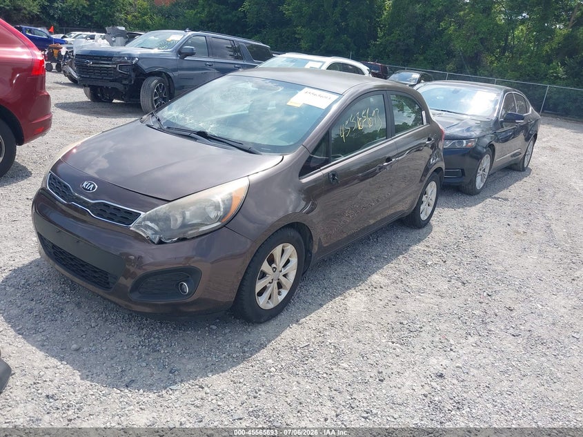2014 Kia Rio VIN KNADN5A37E6353734 IAAI salvage auction — NORMAL WEAR, Original (Ohio), sold $250 on 2026-07-28 (photo 2)