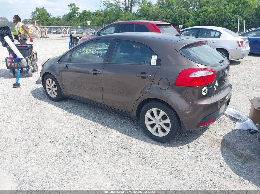 2014 Kia Rio VIN KNADN5A37E6353734 IAAI salvage auction — NORMAL WEAR, Original (Ohio), sold $250 on 2026-07-28 (photo 3)