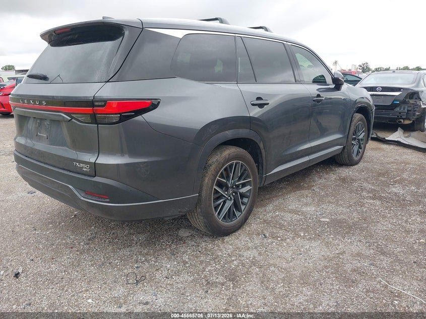2024 Lexus Tx VIN 5TDAAAB66RS013189 IAAI salvage auction — FRONT END, Original (Texas), sold $29,400 on 2026-08-31 (photo 4)