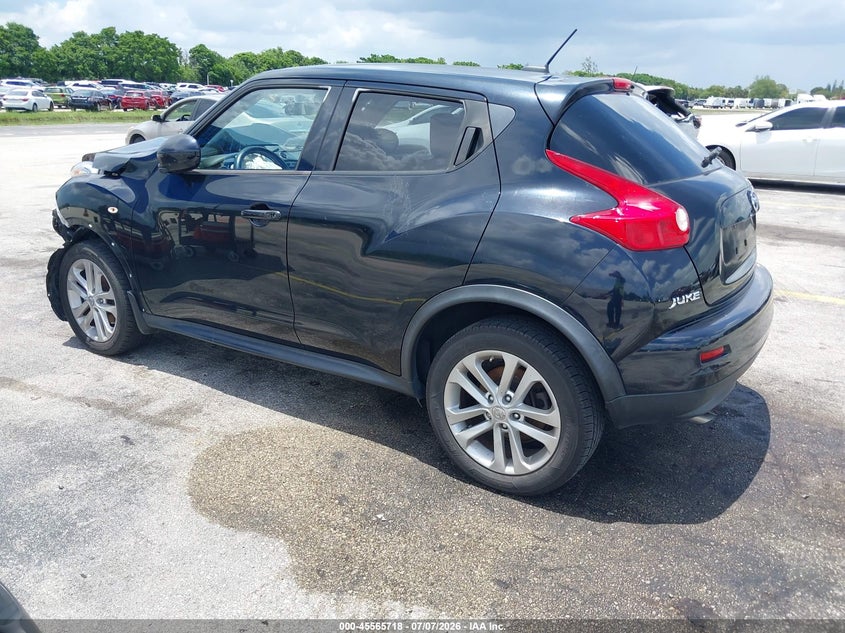 2014 Nissan Juke VIN JN8AF5MRXET355650 IAAI salvage auction — FRONT END, Rebuildable (Florida), sold $375 on 2026-07-16 (photo 3)