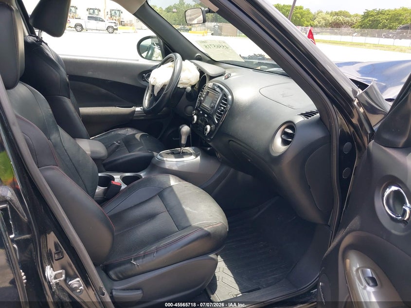 2014 Nissan Juke VIN JN8AF5MRXET355650 IAAI salvage auction — FRONT END, Rebuildable (Florida), sold $375 on 2026-07-16 (photo 5)