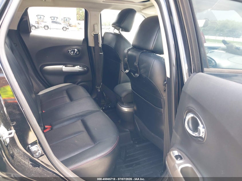 2014 Nissan Juke VIN JN8AF5MRXET355650 IAAI salvage auction — FRONT END, Rebuildable (Florida), sold $375 on 2026-07-16 (photo 8)