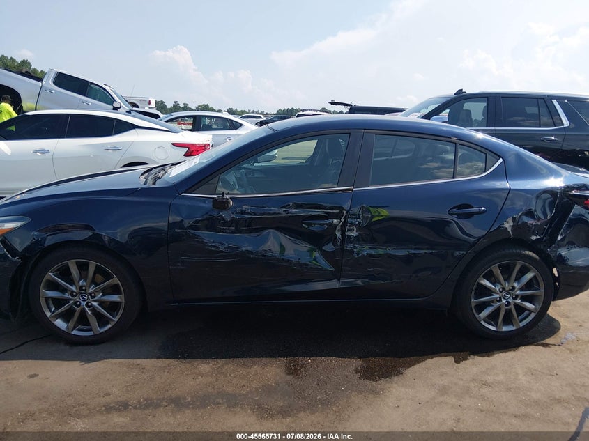 2018 Mazda 3 VIN 3MZBN1V39JM169139 IAAI salvage auction — SIDE, Salvage Title, sold $1,850 on 2026-07-23 (photo 6)