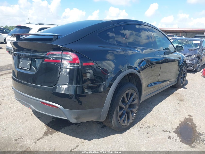 2022 Tesla Model x VIN 7SAXCDE52NF338772 IAAI salvage auction — FRONT END, Salvage (Texas), sold $17,975 on 2026-07-30 (photo 4)