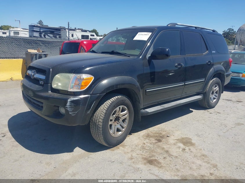 2006 Toyota Sequoia VIN 5TDZT34A26S283820 IAAI salvage auction — NORMAL WEAR, Clear - Dealer Only (California), sold $725 on 2026-07-18 (photo 2)