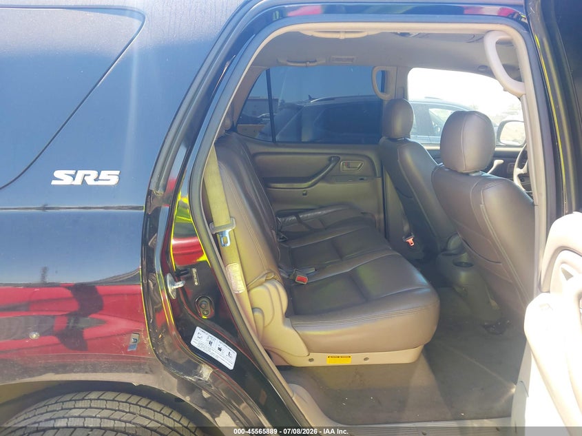 2006 Toyota Sequoia VIN 5TDZT34A26S283820 IAAI salvage auction — NORMAL WEAR, Clear - Dealer Only (California), sold $725 on 2026-07-18 (photo 8)