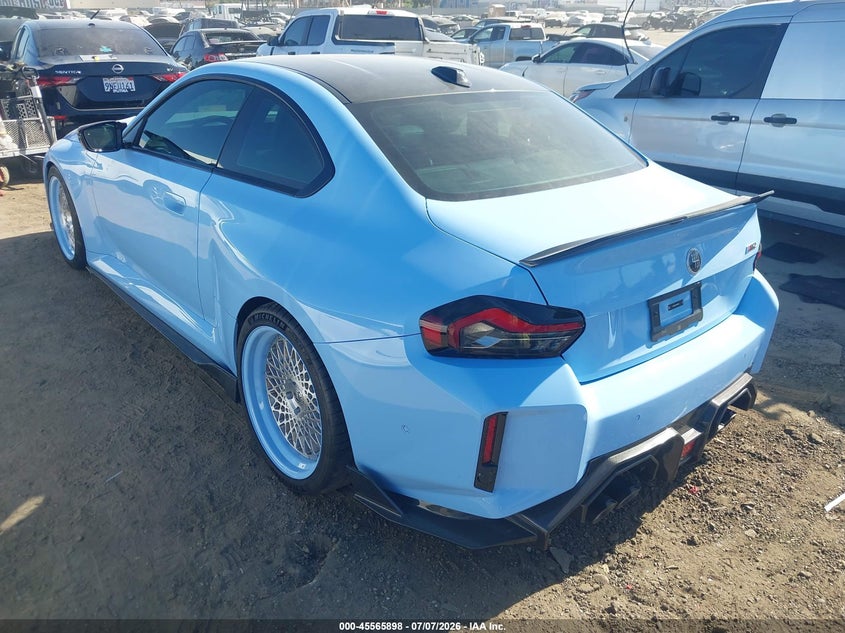 2025 BMW M2 VIN 3MF23DM01S8F08582 IAAI salvage auction — FRONT END, Salvage (California), sold $48,600 on 2026-07-27 (photo 3)