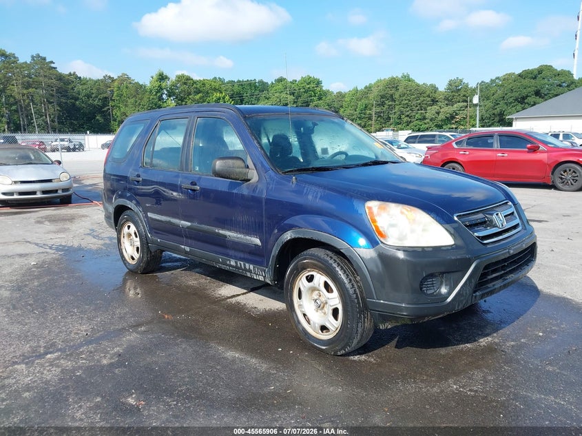2005 Honda Cr-v VIN SHSRD68595U301852 IAAI salvage auction — NORMAL WEAR, Clear (Georgia), sold $525 on 2026-07-29 (photo 1)