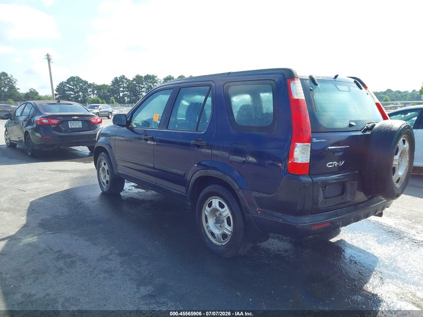 2005 Honda Cr-v VIN SHSRD68595U301852 IAAI salvage auction — NORMAL WEAR, Clear (Georgia), sold $525 on 2026-07-29 (photo 3)