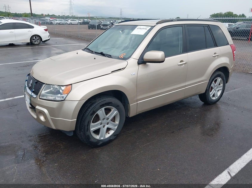 2007 Suzuki Grand vitara VIN JS3TD947974201302 IAAI salvage auction — NORMAL WEAR, Clear (Tennessee), sold $575 on 2026-07-14 (photo 2)