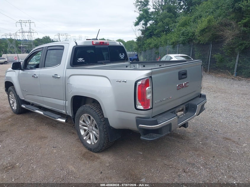 2018 Gmc Canyon VIN 1GTG6DEN0J1142479 IAAI salvage auction — FRONT & REAR, Salvage (Pennsylvania), sold $7,000 on 2026-08-01 (photo 3)