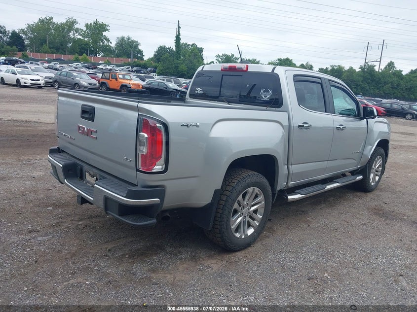 2018 Gmc Canyon VIN 1GTG6DEN0J1142479 IAAI salvage auction — FRONT & REAR, Salvage (Pennsylvania), sold $7,000 on 2026-08-01 (photo 4)
