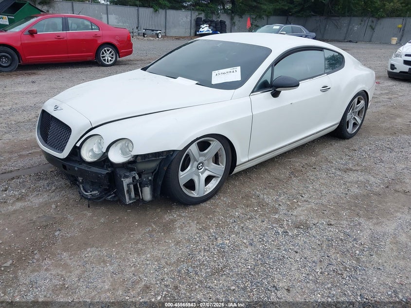2005 Bentley Continental VIN SCBCR63W55C027905 IAAI salvage auction — NORMAL WEAR, Clear (New Jersey), sold $3,550 on 2026-07-28 (photo 2)