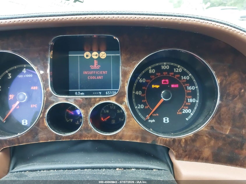 2005 Bentley Continental VIN SCBCR63W55C027905 IAAI salvage auction — NORMAL WEAR, Clear (New Jersey), sold $3,550 on 2026-07-28 (photo 7)