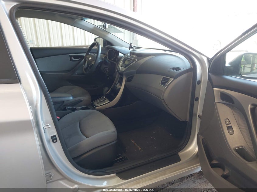 2012 Hyundai Elantra VIN KMHDH4AE8CU208082 IAAI salvage auction — NORMAL WEAR, Clear (Georgia), sold $875 on 2026-07-10 (photo 5)