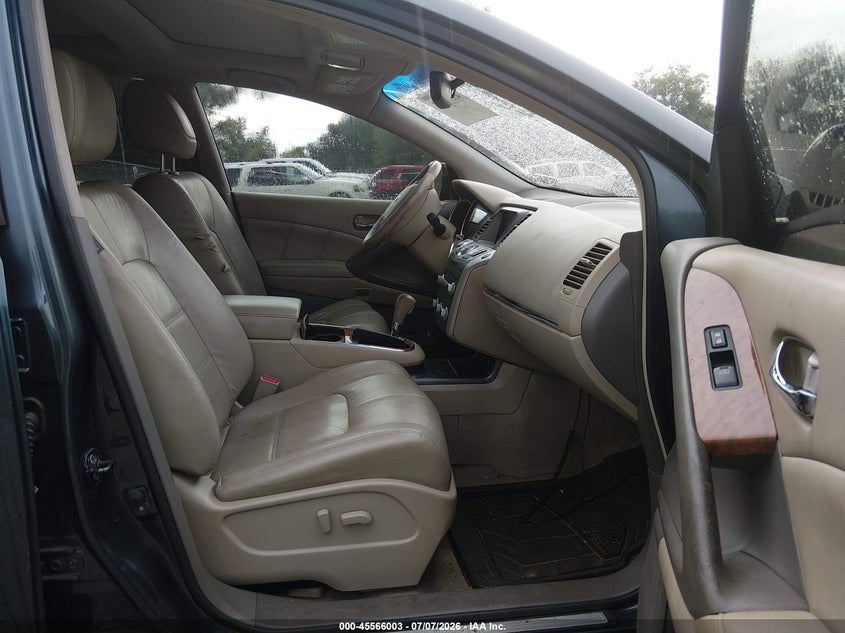 2012 Nissan Murano VIN JN8AZ1MUXCW121475 IAAI salvage auction — NORMAL WEAR, Clear (Alabama), sold $250 on 2026-07-13 (photo 5)
