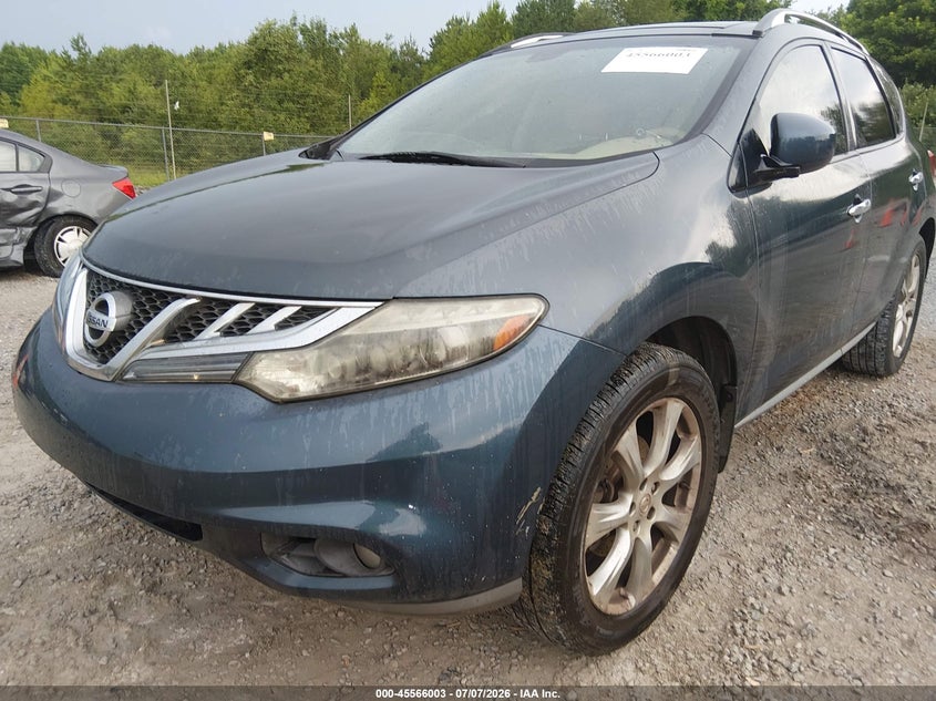 2012 Nissan Murano VIN JN8AZ1MUXCW121475 IAAI salvage auction — NORMAL WEAR, Clear (Alabama), sold $250 on 2026-07-13 (photo 6)