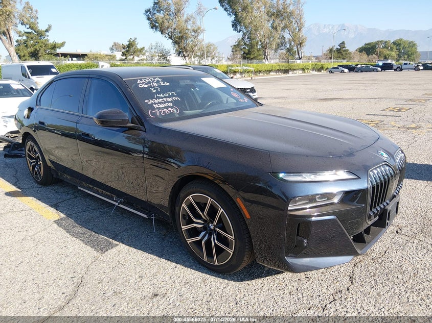 2023 BMW I7 VIN WBY53EJ05PCL63717 — IAAI salvage auction photo