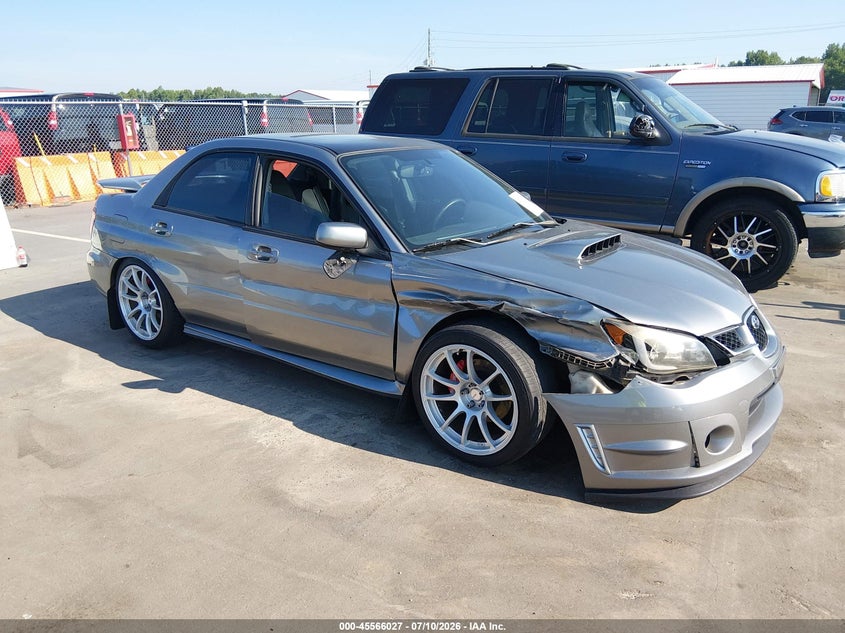 2007 Subaru Impreza VIN JF1GD74667G511228 IAAI salvage auction — SIDE, Salvage (North Carolina), sold $800 on 2026-07-22 (photo 1)