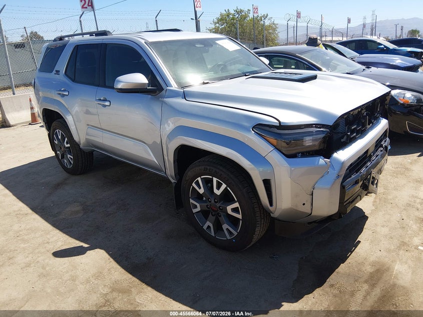 2026 Toyota 4runner VIN JTEVA5BR2T5090752 IAAI salvage auction — FRONT END, Salvage (California), sold $29,850 on 2026-07-09 (photo 1)