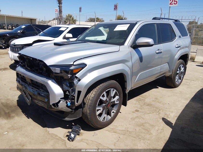 2026 Toyota 4runner VIN JTEVA5BR2T5090752 IAAI salvage auction — FRONT END, Salvage (California), sold $29,850 on 2026-07-09 (photo 2)