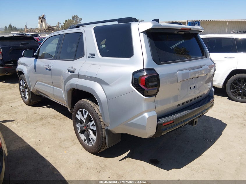 2026 Toyota 4runner VIN JTEVA5BR2T5090752 IAAI salvage auction — FRONT END, Salvage (California), sold $29,850 on 2026-07-09 (photo 3)