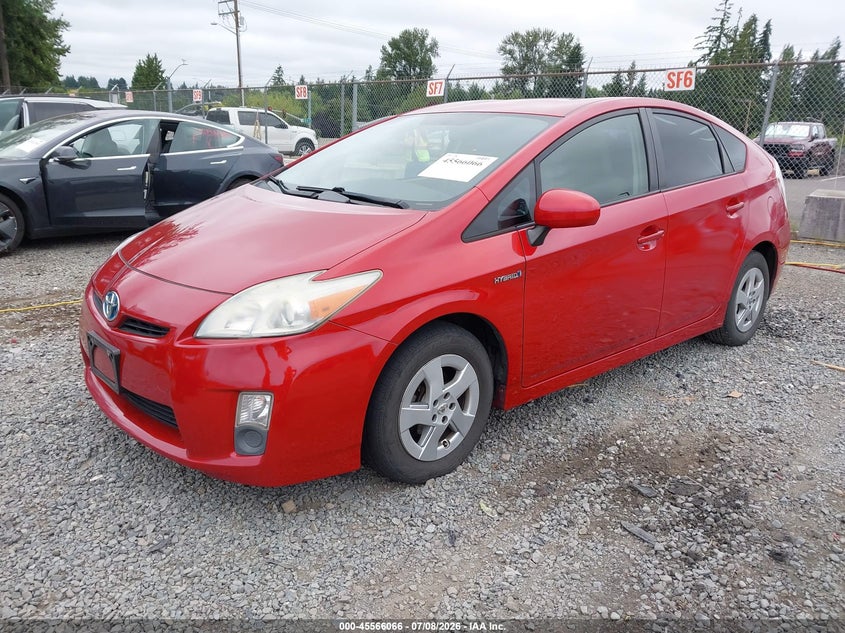 2011 Toyota Prius VIN JTDKN3DU6B1477196 IAAI salvage auction — RIGHT FRONT, Bill Of Sale (Washington), sold $1,050 on 2026-07-29 (photo 2)