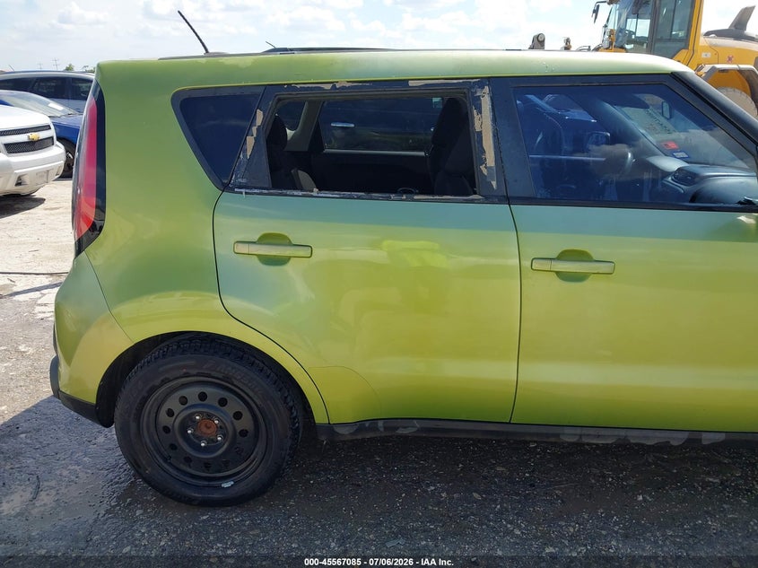 2015 Kia Soul VIN KNDJN2A25F7775217 IAAI salvage auction — NORMAL WEAR, Original (Texas), sold $725 on 2026-07-29 (photo 6)