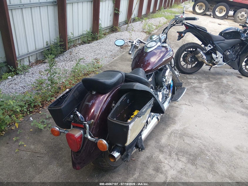 2006 Yamaha Xvs1100 VIN JYAVP11E96A089261 IAAI salvage auction — ROLLOVER, Salvage (Alabama), sold $100 on 2026-07-30 (photo 4)