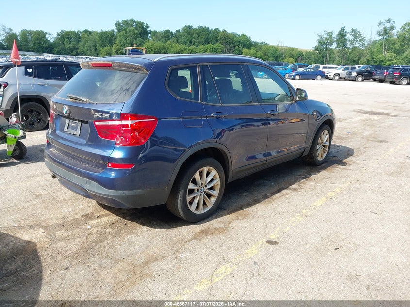 2015 BMW X3 VIN 5UXWX9C50F0D49896 IAAI salvage auction — NORMAL WEAR, Clear (Michigan), sold $675 on 2026-07-27 (photo 4)