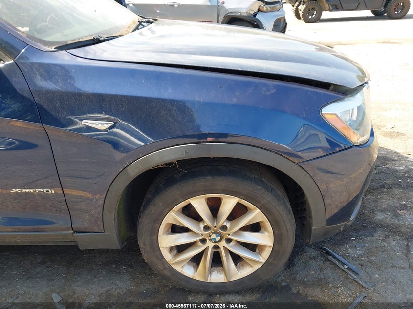 2015 BMW X3 VIN 5UXWX9C50F0D49896 IAAI salvage auction — NORMAL WEAR, Clear (Michigan), sold $675 on 2026-07-27 (photo 6)