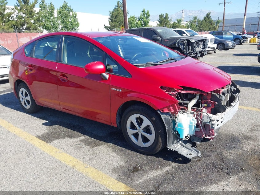 2014 Toyota Prius VIN JTDKN3DU9E0388698 IAAI salvage auction — FRONT END, Salvage (California), sold $1,875 on 2026-07-14 (photo 1)