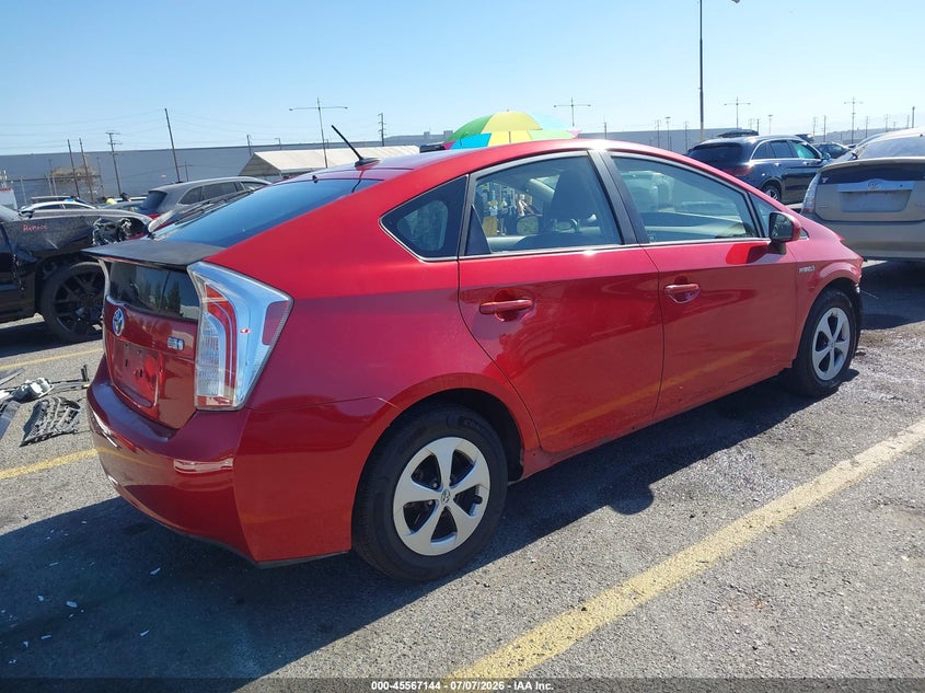 2014 Toyota Prius VIN JTDKN3DU9E0388698 IAAI salvage auction — FRONT END, Salvage (California), sold $1,875 on 2026-07-14 (photo 4)