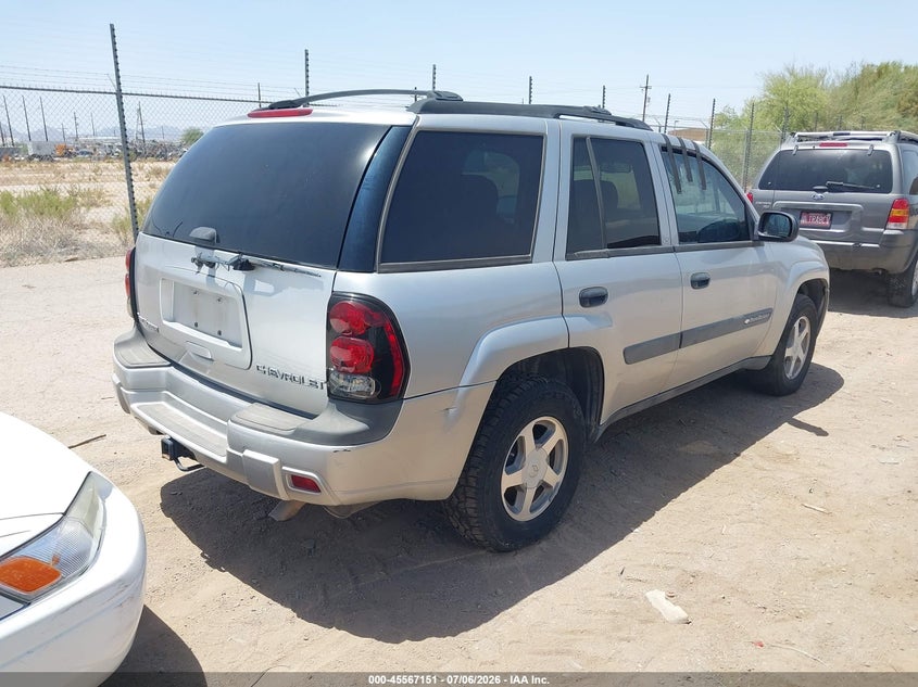 2004 Chevrolet Trailblazer VIN 1GNDT13S842252463 IAAI salvage auction — NORMAL WEAR, Clear-Dealer Only (Arizona), sold $550 on 2026-07-19 (photo 4)