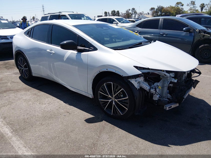 2023 Toyota Prius VIN JTDACAAU7P3008012 IAAI salvage auction — LEFT FRONT, Salvage (California), sold $9,625 on 2026-07-20 (photo 1)