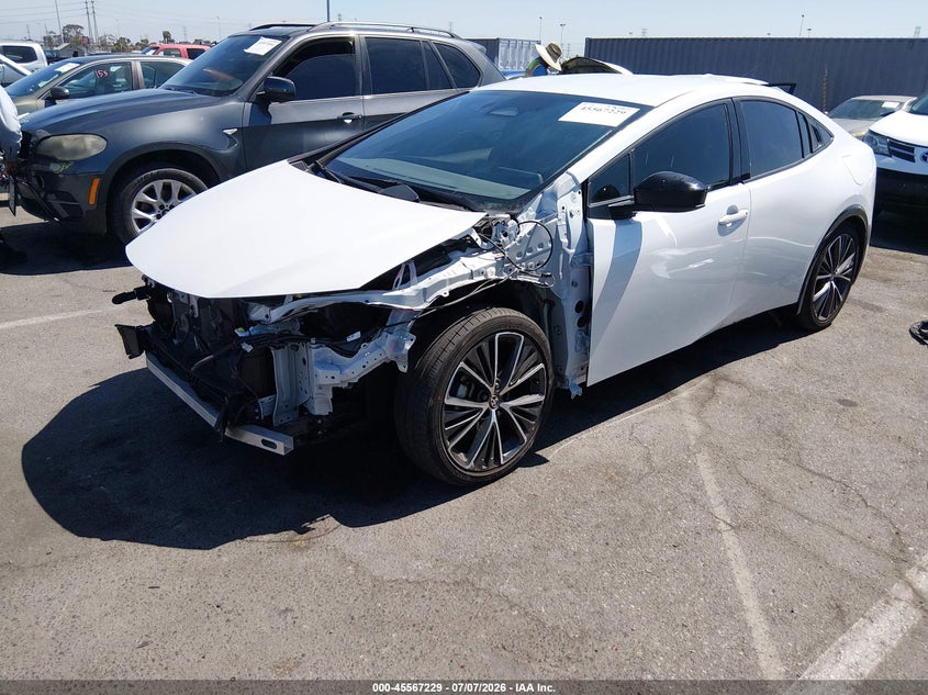 2023 Toyota Prius VIN JTDACAAU7P3008012 IAAI salvage auction — LEFT FRONT, Salvage (California), sold $9,625 on 2026-07-20 (photo 2)