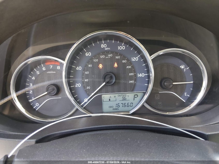 2014 Toyota Corolla VIN 5YFBURHE6EP152962 IAAI salvage auction — NORMAL WEAR, Original (Texas), sold $1,300 on 2026-07-29 (photo 7)