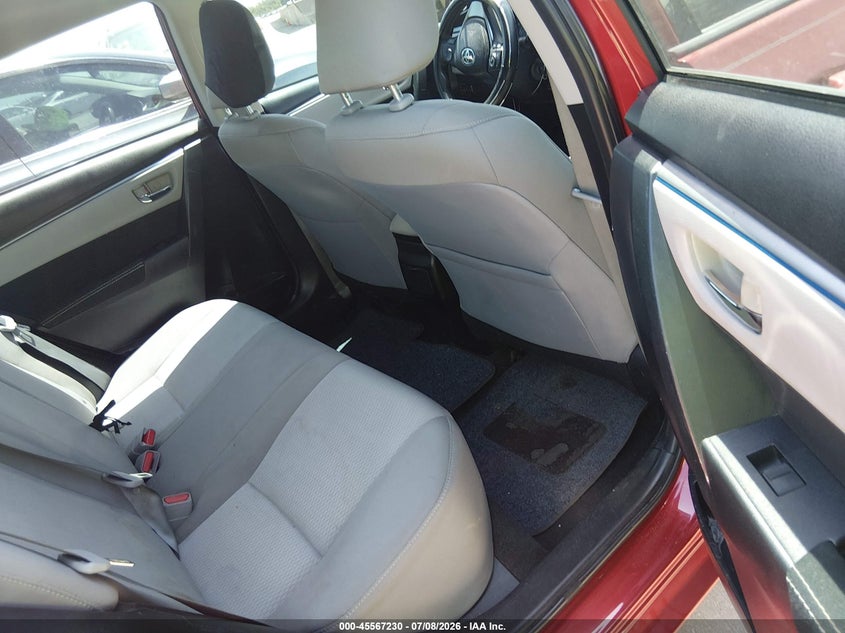 2014 Toyota Corolla VIN 5YFBURHE6EP152962 IAAI salvage auction — NORMAL WEAR, Original (Texas), sold $1,300 on 2026-07-29 (photo 8)