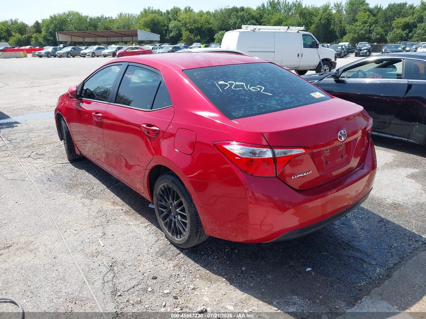 2014 Toyota Corolla VIN 5YFBURHE6EP152962 IAAI salvage auction — NORMAL WEAR, Original (Texas), sold $1,300 on 2026-07-29 (photo 3)