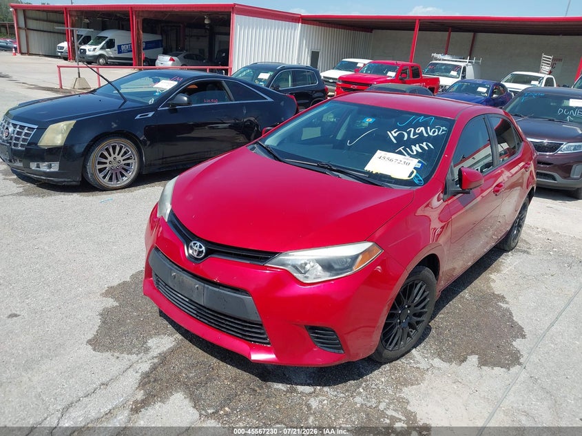 2014 Toyota Corolla VIN 5YFBURHE6EP152962 IAAI salvage auction — NORMAL WEAR, Original (Texas), sold $1,300 on 2026-07-29 (photo 6)