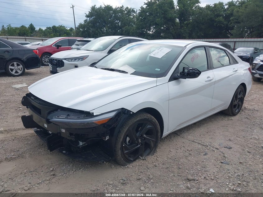 2026 Hyundai Elantra VIN KMHLM4DG2TU219633 IAAI salvage auction — RIGHT SIDE, Salvage Title, sold $9,950 on 2026-07-09 (photo 2)
