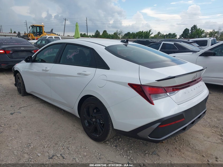 2026 Hyundai Elantra VIN KMHLM4DG2TU219633 IAAI salvage auction — RIGHT SIDE, Salvage Title, sold $9,950 on 2026-07-09 (photo 3)