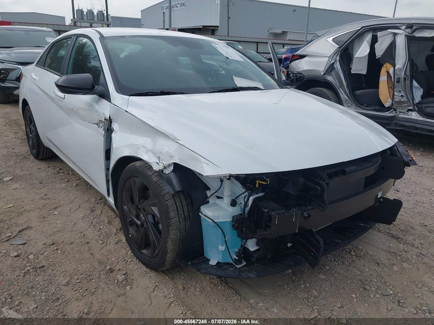 2026 Hyundai Elantra VIN KMHLM4DG2TU219633 IAAI salvage auction — RIGHT SIDE, Salvage Title, sold $9,950 on 2026-07-09 (photo 6)