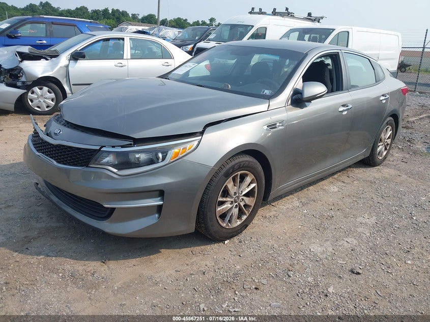 2018 Kia Optima VIN 5XXGT4L34JG202682 IAAI salvage auction — NORMAL WEAR, Clear (Pennsylvania), sold $1,000 on 2026-07-29 (photo 2)