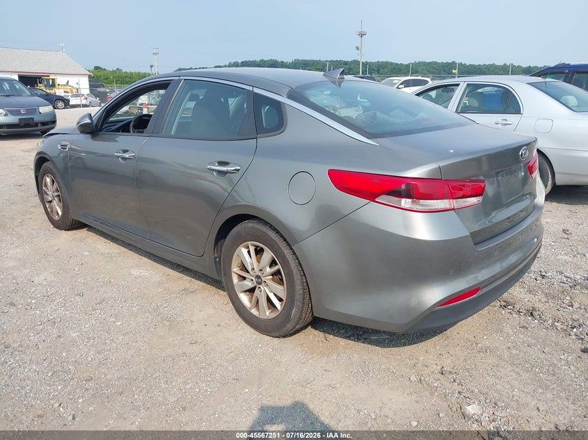 2018 Kia Optima VIN 5XXGT4L34JG202682 IAAI salvage auction — NORMAL WEAR, Clear (Pennsylvania), sold $1,000 on 2026-07-29 (photo 3)
